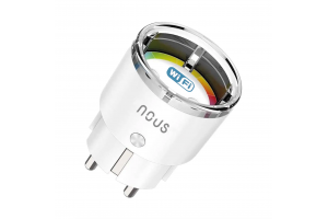 Išmanioji rozetė Wi-Fi, 15A 3450W, su energijos matavimu, TUYA, NOUS A1 57683553 Išmanioji rozetė Wi-Fi, 15A 3450W, su energijos matavimu, TUYA, NOUS A1 57683553